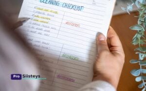 Viikkosiivous‑rutiini kotisi ylläpitoon, jossa näytetään perussiivouksen tärkeimmät vaiheet